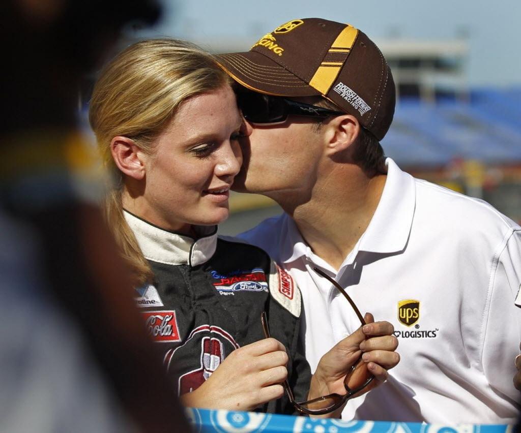 Jacquelyn Butler, girlfriend of David Ragan, wins Better Half Dash