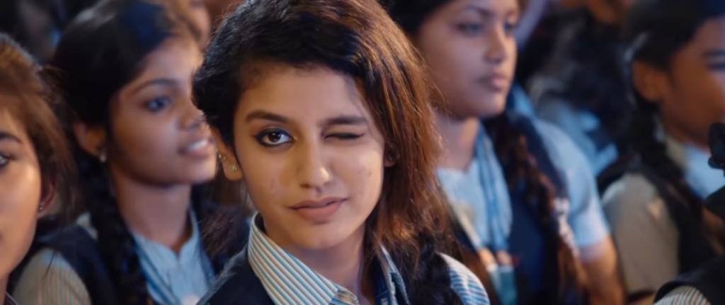 Priya Prakash Varrier Meet The Winking Girl In The Malayalam