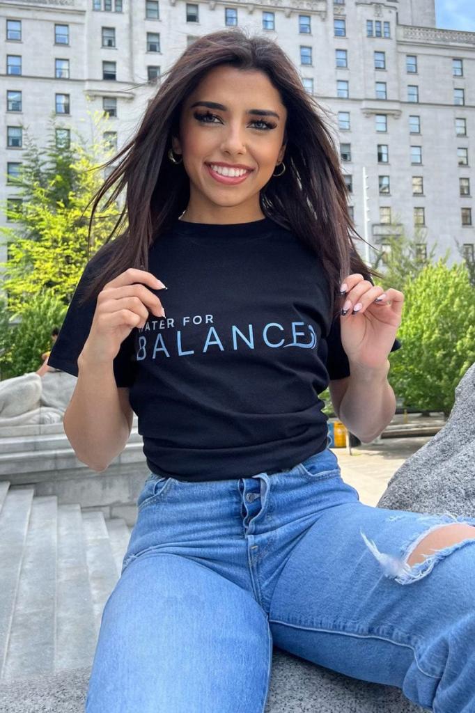 Gal Akbari: Water for Balance Black Shirt  Fanjoy