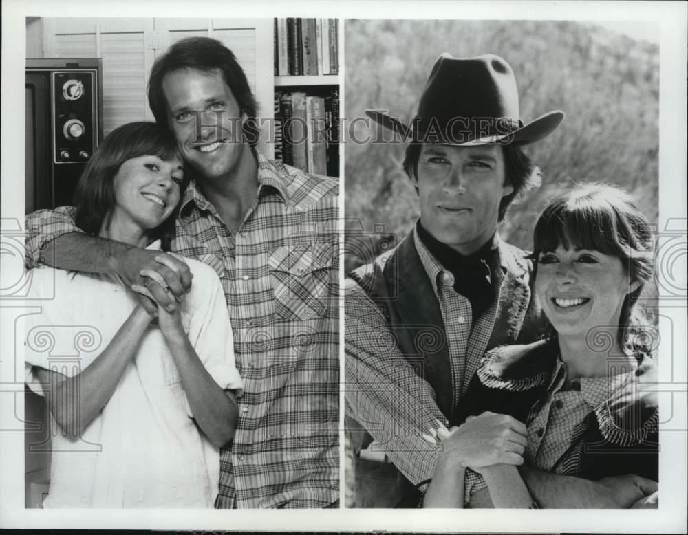 Press Photo Susan Blanchard and Charles Frank star in 