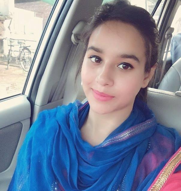 Sunanda Sharma Sitting In Car